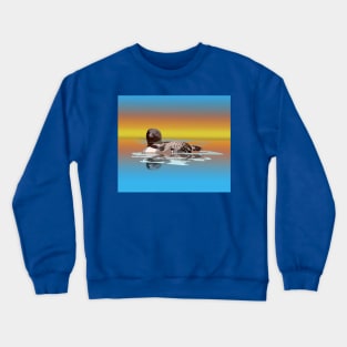 Sunset Loon Crewneck Sweatshirt